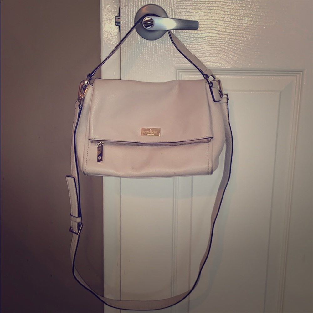 White crossbody Kate Spade purse